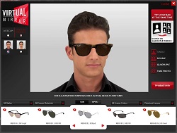 ray ban virtual try on